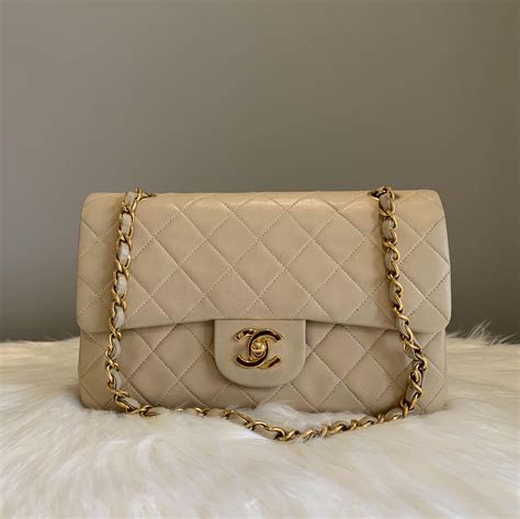 white chanel flap|chanel classic flap bag beige.